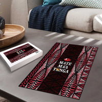 Tonga Rugby Puzzle 2025 Mate Maa Tonga Ngatu Motif LT14 - Polynesian Pride