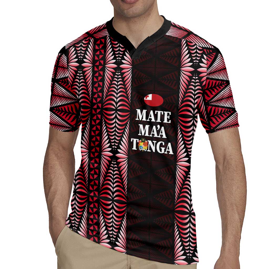 Tonga Rugby Personalised Rugby Jersey 2025 Mate Maa Tonga Ngatu Motif LT14 - Polynesian Pride