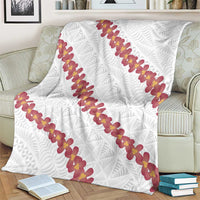 White Sunday Tonga Fakame Blanket Tongan Ngatu Heilala Lei - Polynesian Pride