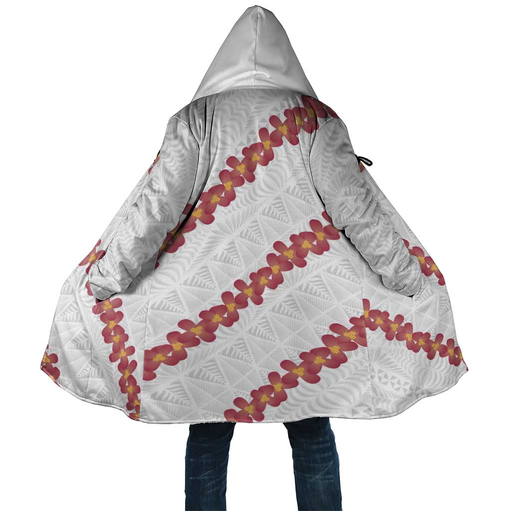 White Sunday Tonga Fakame Cloak Tongan Ngatu Heilala Lei - Polynesian Pride