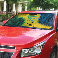 Malampa Province Vanuatu Auto Sun Shade Map With Polynesian Pattern LT14 - Polynesian Pride