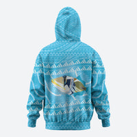 Aloha Hawaii Humuhumu Reef Triggerfish Hoodie Hawaiian Leis Kakau Pattern LT14 - Polynesian Pride