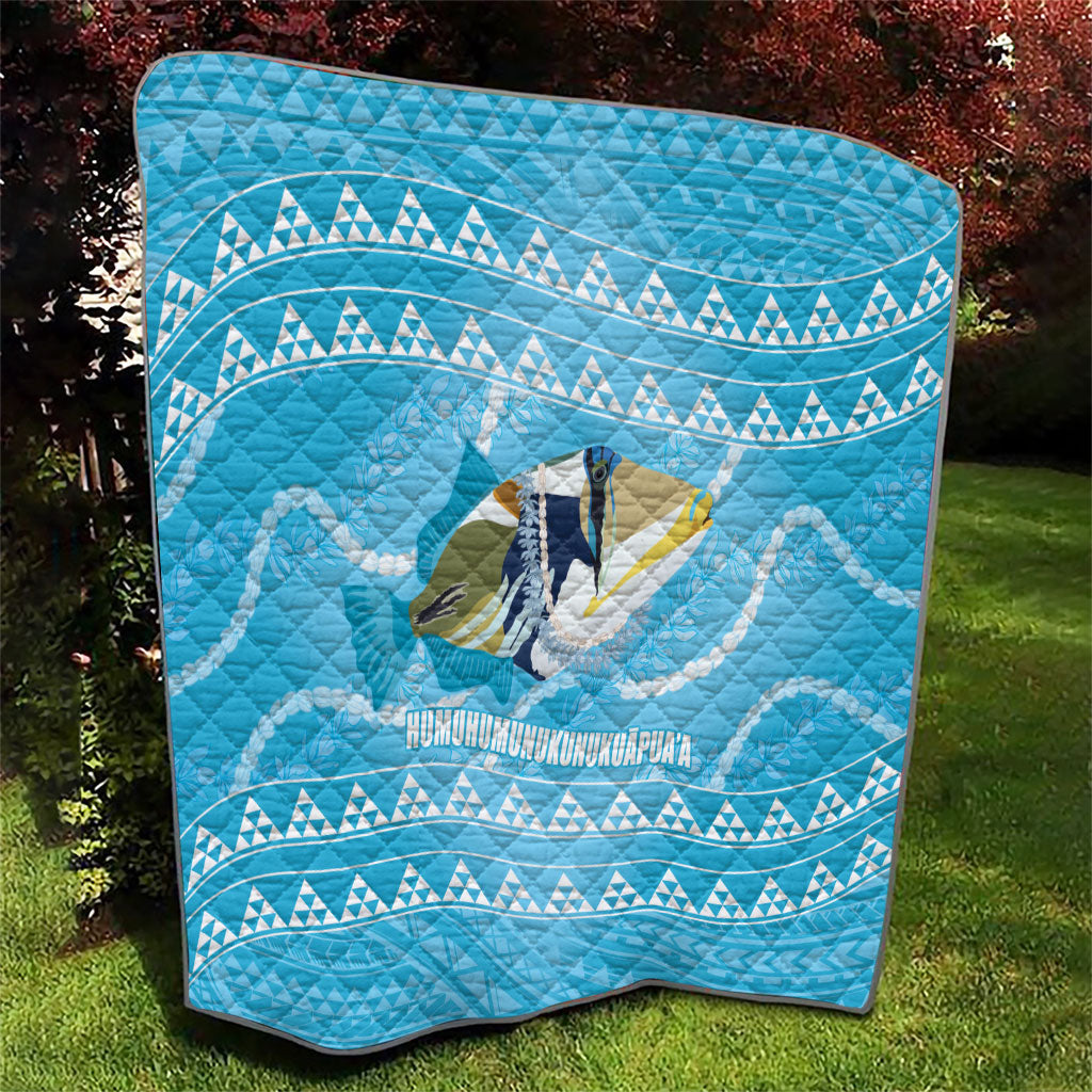 Aloha Hawaii Humuhumu Reef Triggerfish Quilt Hawaiian Leis Kakau Pattern LT14 - Polynesian Pride