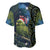 New Zealand Christmas Baseball Jersey Cute Kakapo Meri Kirihimete Maori Koru