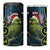 New Zealand Christmas 4 in 1 Can Cooler Tumbler Cute Kakapo Meri Kirihimete Maori Koru