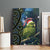 New Zealand Christmas Canvas Wall Art Cute Kakapo Meri Kirihimete Maori Koru