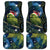 New Zealand Christmas Car Mats Cute Kakapo Meri Kirihimete Maori Koru