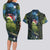 New Zealand Christmas Couples Matching Long Sleeve Bodycon Dress and Hawaiian Shirt Cute Kakapo Meri Kirihimete Maori Koru