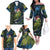 New Zealand Christmas Family Matching Off The Shoulder Long Sleeve Dress and Hawaiian Shirt Cute Kakapo Meri Kirihimete Maori Koru