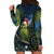 New Zealand Christmas Hoodie Dress Cute Kakapo Meri Kirihimete Maori Koru