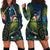 New Zealand Christmas Hoodie Dress Cute Kakapo Meri Kirihimete Maori Koru