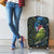 New Zealand Christmas Luggage Cover Cute Kakapo Meri Kirihimete Maori Koru