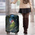 New Zealand Christmas Luggage Cover Cute Kakapo Meri Kirihimete Maori Koru