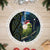 New Zealand Christmas Tree Skirt Cute Kakapo Meri Kirihimete Maori Koru