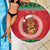 Personalized Hawaii Christmas Beach Blanket Tiki Santa Mele Kalikimaka