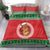 Personalized Hawaii Christmas Bedding Set Tiki Santa Mele Kalikimaka