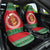 Personalized Hawaii Christmas Car Seat Cover Tiki Santa Mele Kalikimaka