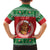 Personalized Hawaii Christmas Family Matching Long Sleeve Bodycon Dress and Hawaiian Shirt Tiki Santa Mele Kalikimaka