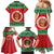 Personalized Hawaii Christmas Family Matching Mermaid Dress and Hawaiian Shirt Tiki Santa Mele Kalikimaka