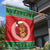 Personalized Hawaii Christmas Garden Flag Tiki Santa Mele Kalikimaka