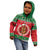 Personalized Hawaii Christmas Kid Hoodie Tiki Santa Mele Kalikimaka