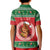 Personalized Hawaii Christmas Kid Polo Shirt Tiki Santa Mele Kalikimaka