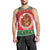 Personalized Hawaii Christmas Men Tank Top Tiki Santa Mele Kalikimaka