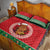 Personalized Hawaii Christmas Quilt Bed Set Tiki Santa Mele Kalikimaka