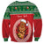 Personalized Hawaii Christmas Sweatshirt Tiki Santa Mele Kalikimaka