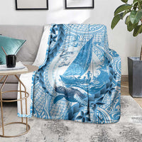 New Zealand Sailing Blanket Aotearoa Yacht Racing - Born To Sail LT14 - Polynesian Pride