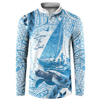 New Zealand Saling Button Sweatshirt Aotearoa Yacht Racing - Born To Sail