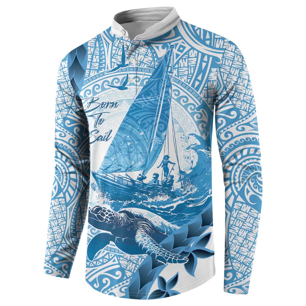 New Zealand Saling Button Sweatshirt Aotearoa Yacht Racing - Born To Sail