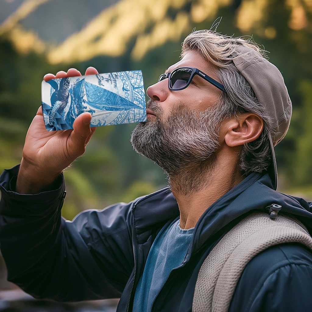 New Zealand Saling 4 in 1 Can Cooler Tumbler Aotearoa Yacht Racing - Born To Sail