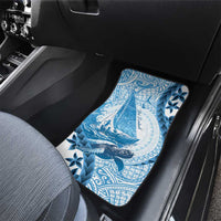 New Zealand Sailing Car Mats Aotearoa Yacht Racing - Born To Sail LT14 - Polynesian Pride