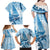 New Zealand Saling Family Matching Off Shoulder Maxi Dress and Hawaiian Shirt Aotearoa Yacht Racing - Born To Sail