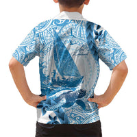 New Zealand Sailing Hawaiian Shirt Aotearoa Yacht Racing - Born To Sail LT14 - Polynesian Pride