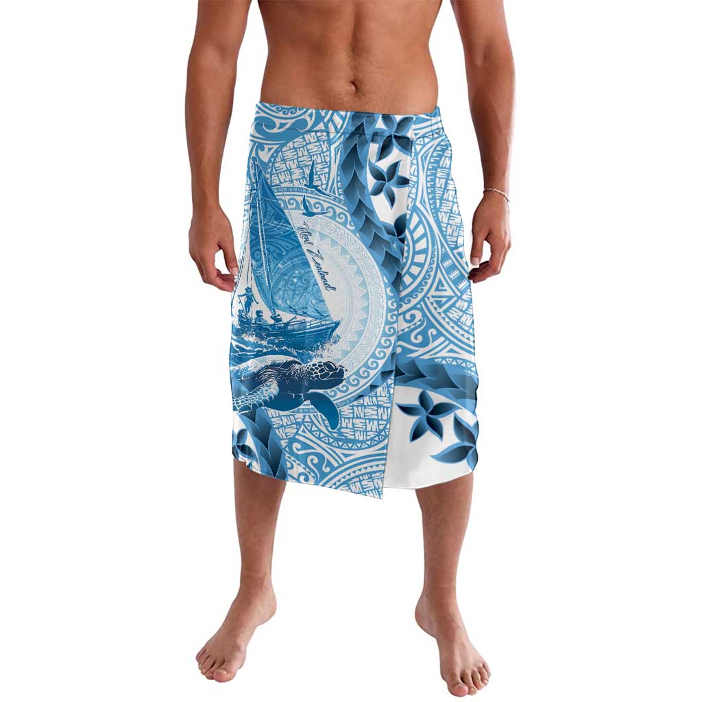 New Zealand Sailing Lavalava Aotearoa Yacht Racing - Born To Sail LT14 Blue - Polynesian Pride