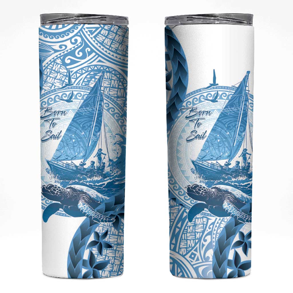 New Zealand Saling Skinny Tumbler Aotearoa Yacht Racing - Born To Sail