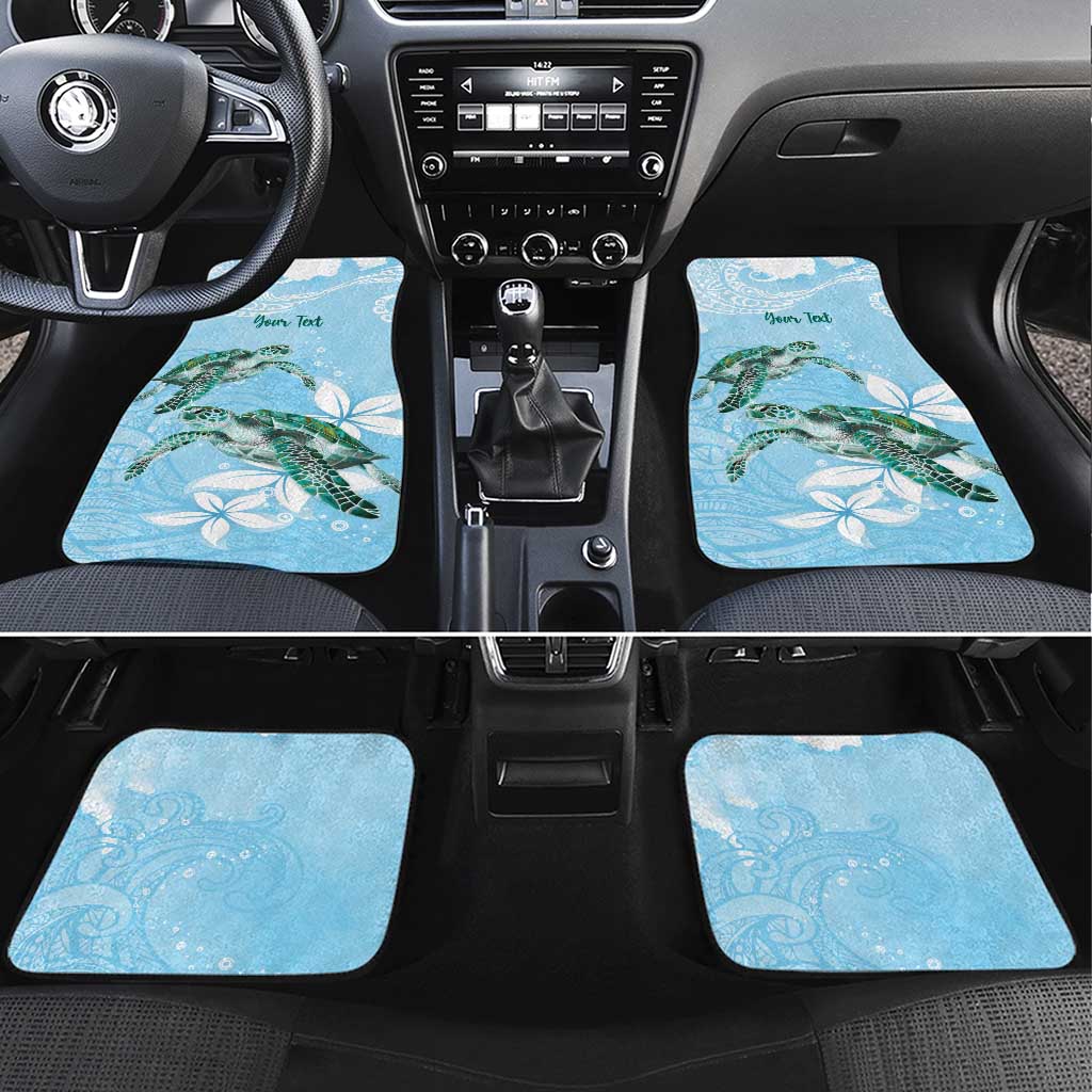 Polynesia Valentine's Day Car Mats SeaTurtle Couple Polynesian - Fairy Sparkles Color