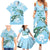 Personalised Polynesia Valentine's Day Family Matching Summer Maxi Dress and Hawaiian Shirt SeaTurtle Couple Polynesian - Fairy Sparkles Color