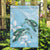 Polynesia Valentine's Day Garden Flag SeaTurtle Couple Polynesian - Fairy Sparkles Color