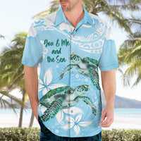 Personalised Polynesia Valentine's Day Hawaiian Shirt SeaTurtle Couple Polynesian - Fairy Sparkles Color LT14 - Polynesian Pride