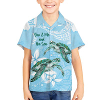 Personalised Polynesia Valentine's Day Hawaiian Shirt SeaTurtle Couple Polynesian - Fairy Sparkles Color LT14 - Polynesian Pride