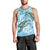 Personalised Polynesia Valentine's Day Men Tank Top SeaTurtle Couple Polynesian - Fairy Sparkles Color