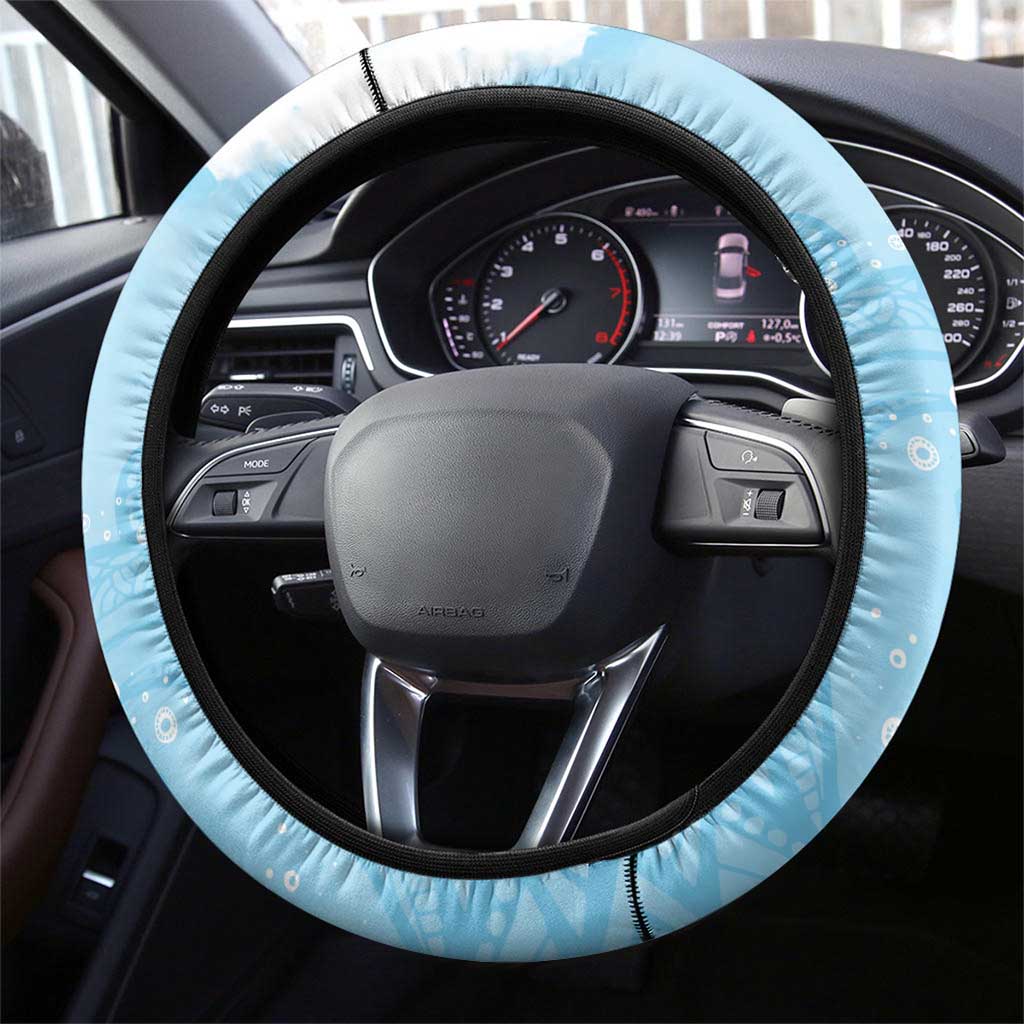 Polynesia Valentine's Day Steering Wheel Cover SeaTurtle Couple Polynesian - Fairy Sparkles Color LT14 - Polynesian Pride
