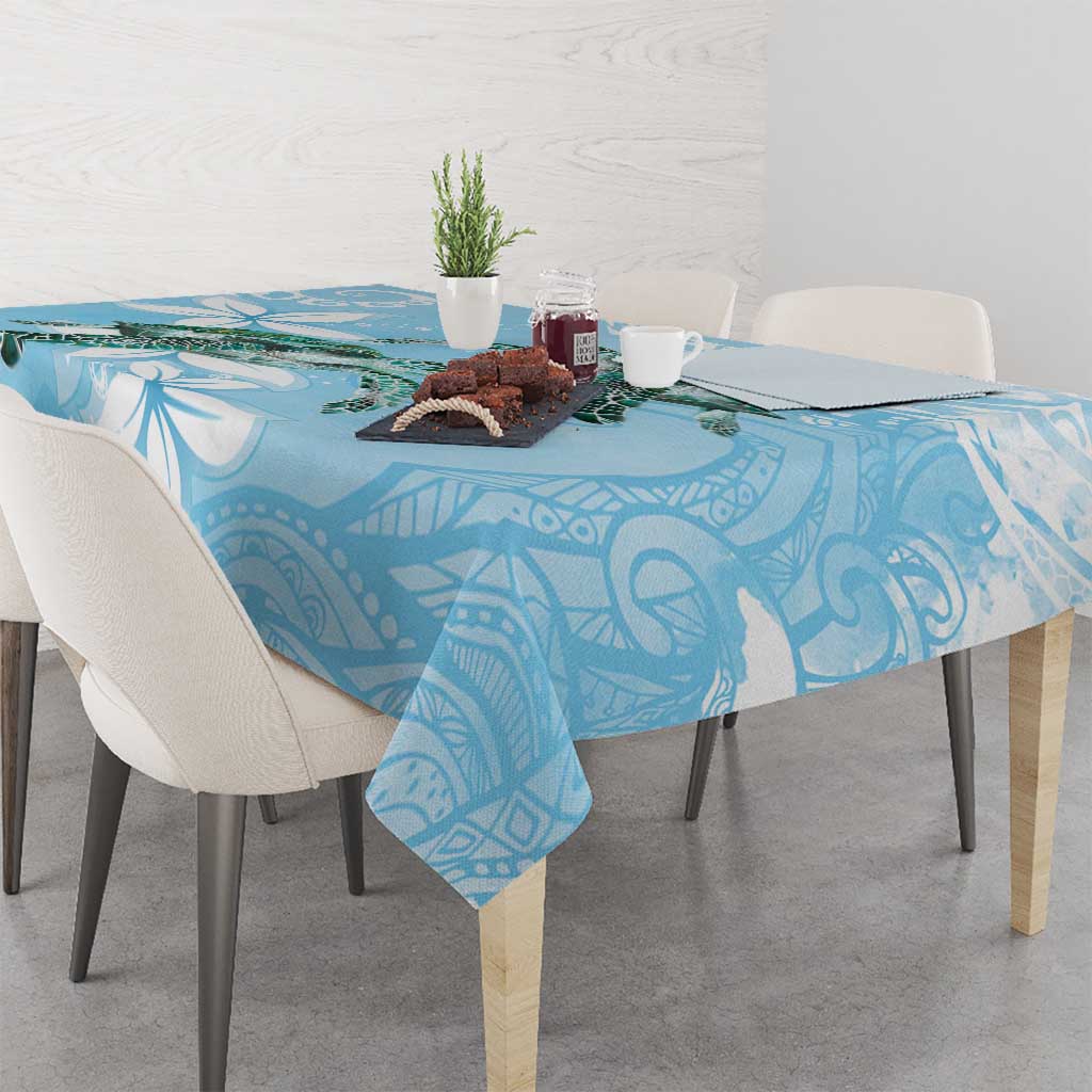 Polynesia Valentine's Day Tablecloth SeaTurtle Couple Polynesian - Fairy Sparkles Color LT14 - Polynesian Pride