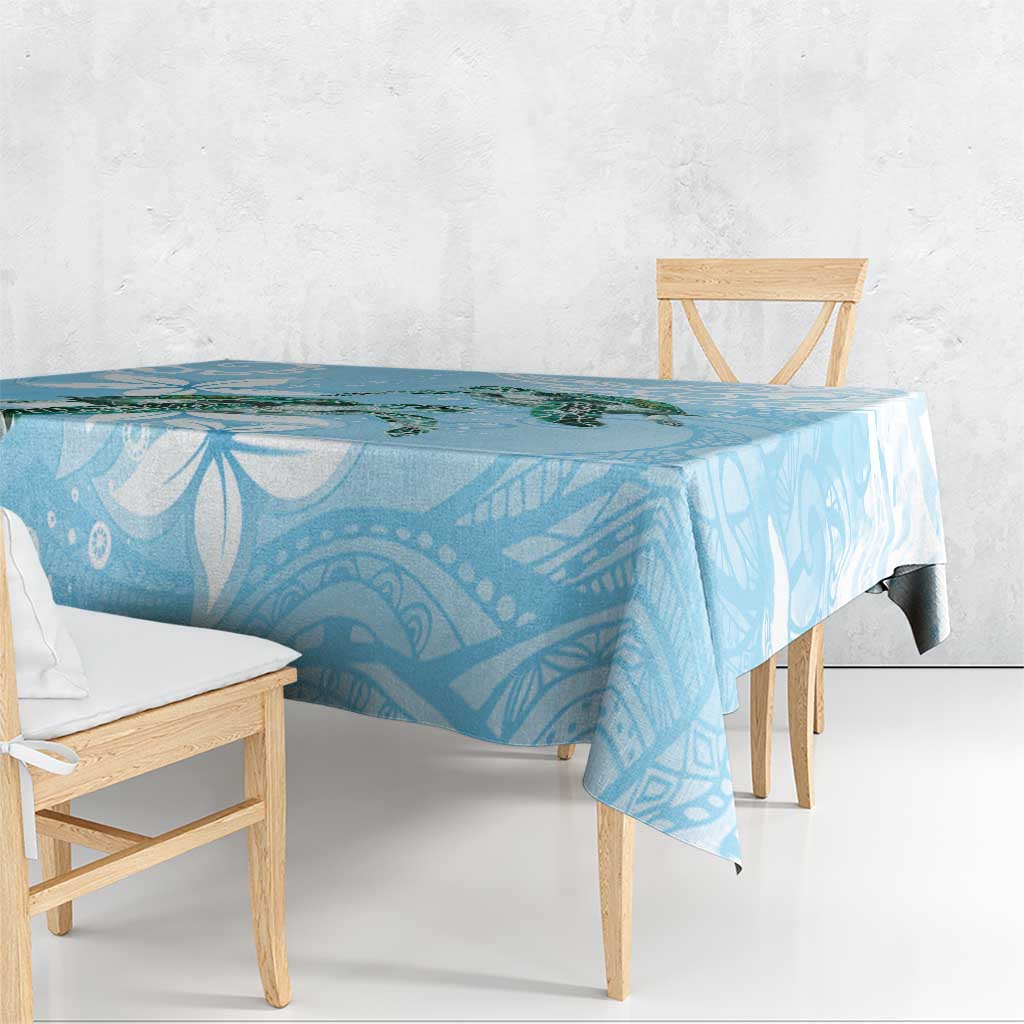 Polynesia Valentine's Day Tablecloth SeaTurtle Couple Polynesian - Fairy Sparkles Color LT14 - Polynesian Pride