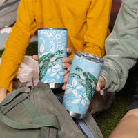 Personalised Polynesia Valentine's Day Tumbler Cup SeaTurtle Couple Polynesian - Fairy Sparkles Color LT14 - Polynesian Pride