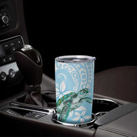 Personalised Polynesia Valentine's Day Tumbler Cup SeaTurtle Couple Polynesian - Fairy Sparkles Color LT14 - Polynesian Pride