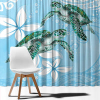 Polynesia Valentine's Day Window Curtain SeaTurtle Couple Polynesian - Fairy Sparkles Color LT14 - Polynesian Pride